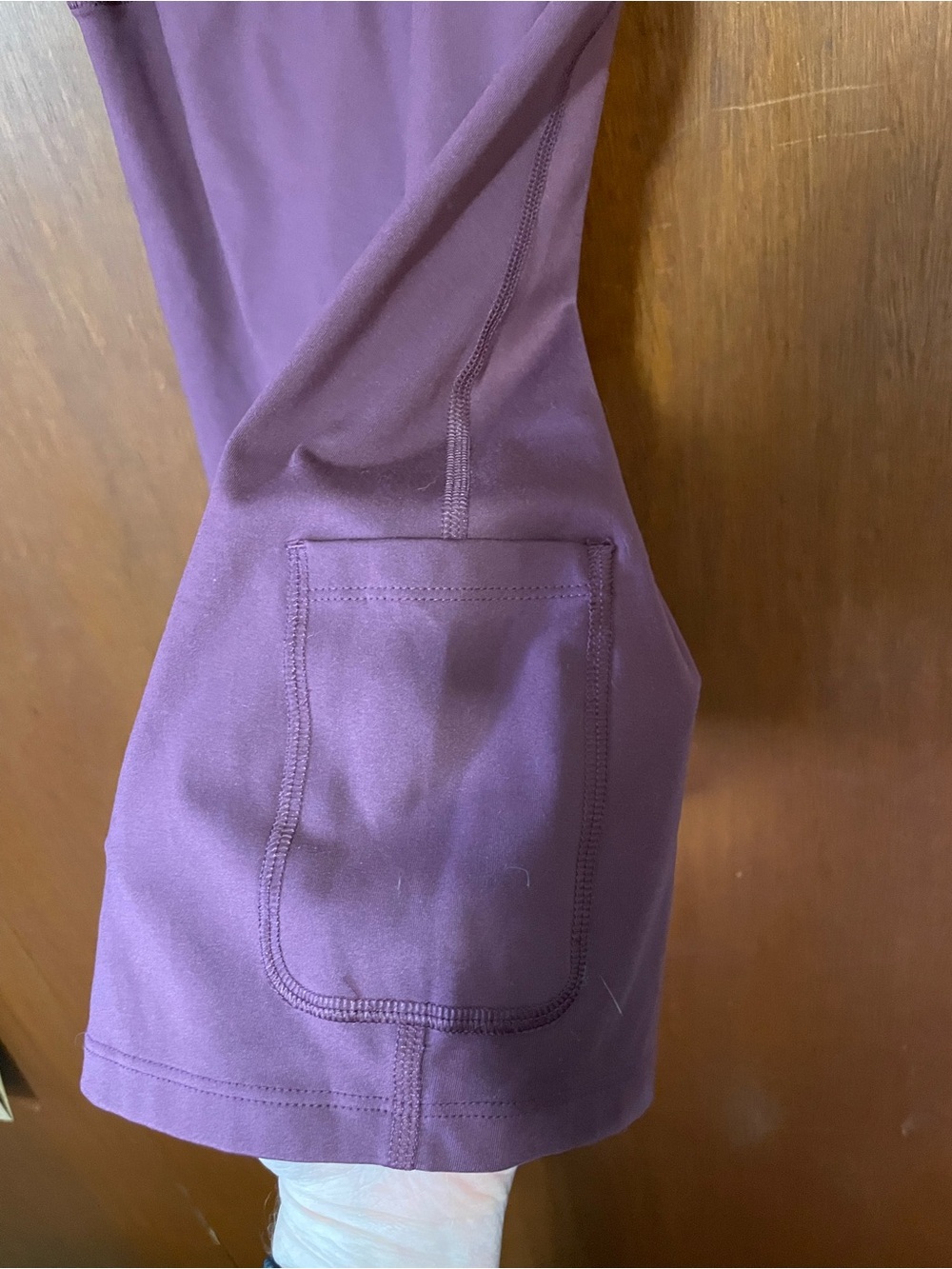 girlfriend collective purple exercise dress - size L - Picture 4 of 7